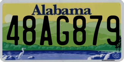 AL license plate 48AG879