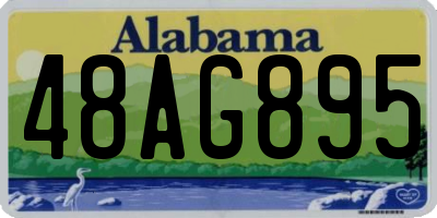 AL license plate 48AG895