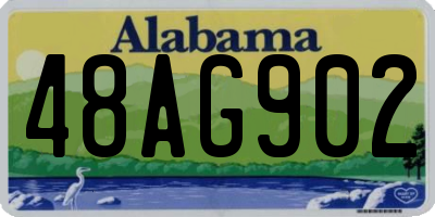AL license plate 48AG902