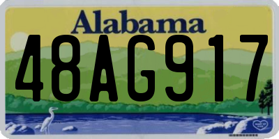 AL license plate 48AG917