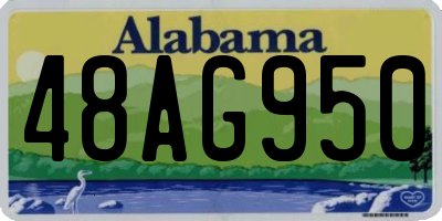 AL license plate 48AG950