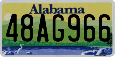 AL license plate 48AG966