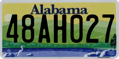 AL license plate 48AH027