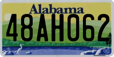 AL license plate 48AH062