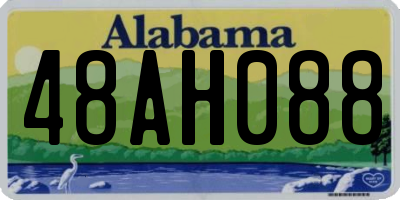 AL license plate 48AH088