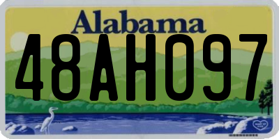 AL license plate 48AH097