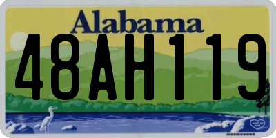 AL license plate 48AH119