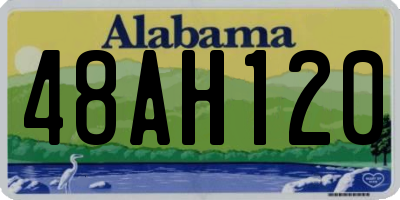 AL license plate 48AH120