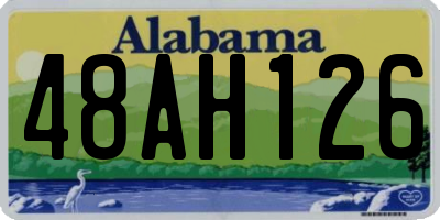 AL license plate 48AH126