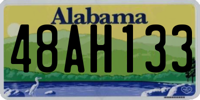 AL license plate 48AH133