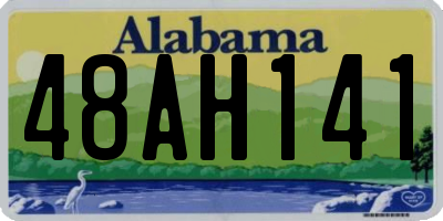 AL license plate 48AH141
