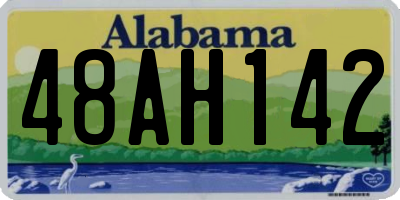 AL license plate 48AH142