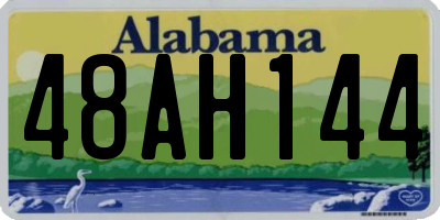 AL license plate 48AH144
