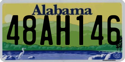 AL license plate 48AH146