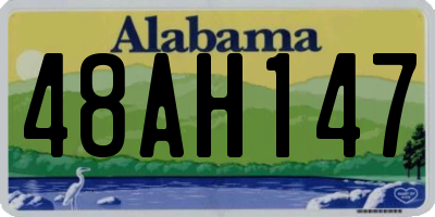 AL license plate 48AH147