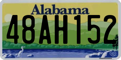 AL license plate 48AH152