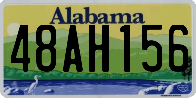 AL license plate 48AH156