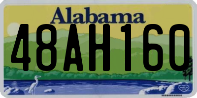AL license plate 48AH160