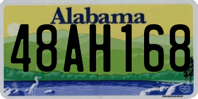 AL license plate 48AH168