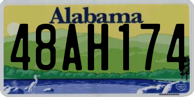 AL license plate 48AH174
