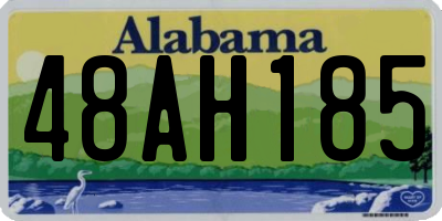 AL license plate 48AH185