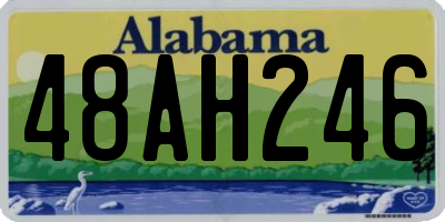 AL license plate 48AH246