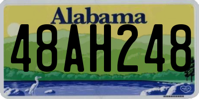 AL license plate 48AH248