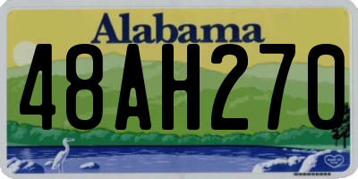 AL license plate 48AH270
