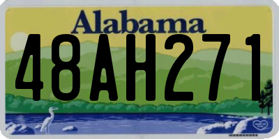 AL license plate 48AH271