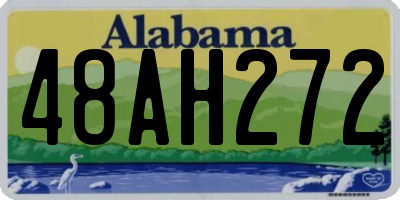 AL license plate 48AH272