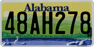 AL license plate 48AH278