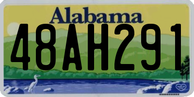 AL license plate 48AH291