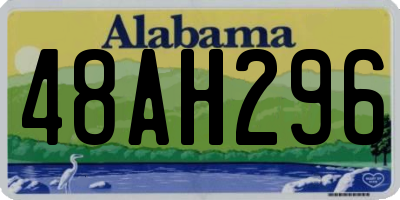 AL license plate 48AH296
