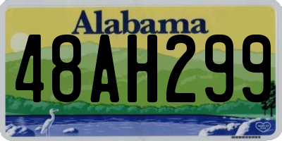 AL license plate 48AH299