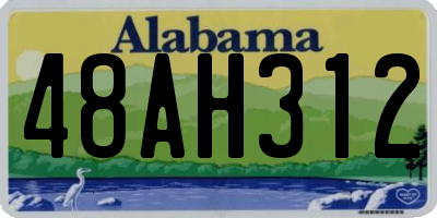 AL license plate 48AH312
