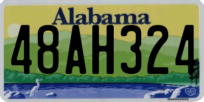 AL license plate 48AH324
