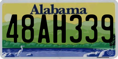 AL license plate 48AH339