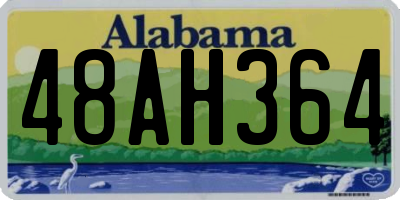 AL license plate 48AH364