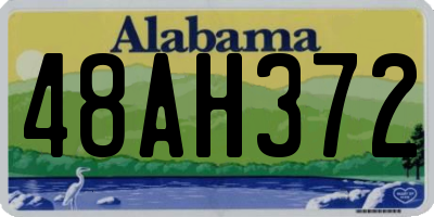 AL license plate 48AH372