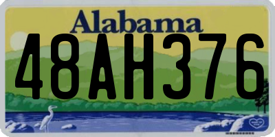 AL license plate 48AH376