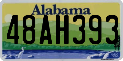 AL license plate 48AH393