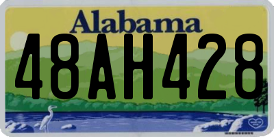 AL license plate 48AH428