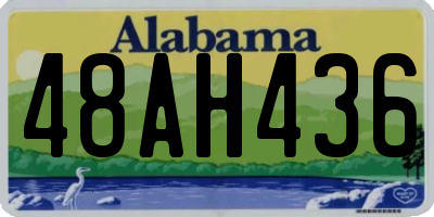 AL license plate 48AH436