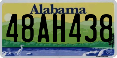 AL license plate 48AH438