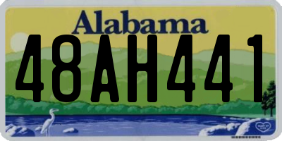 AL license plate 48AH441