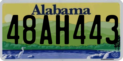 AL license plate 48AH443