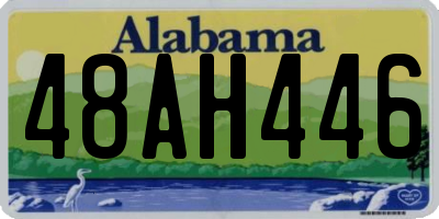 AL license plate 48AH446