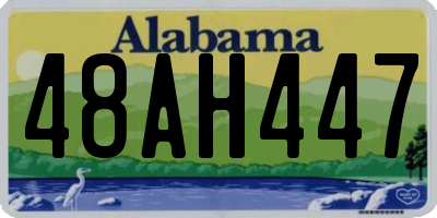 AL license plate 48AH447