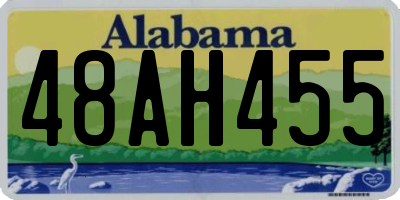 AL license plate 48AH455