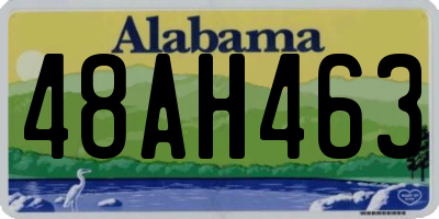 AL license plate 48AH463